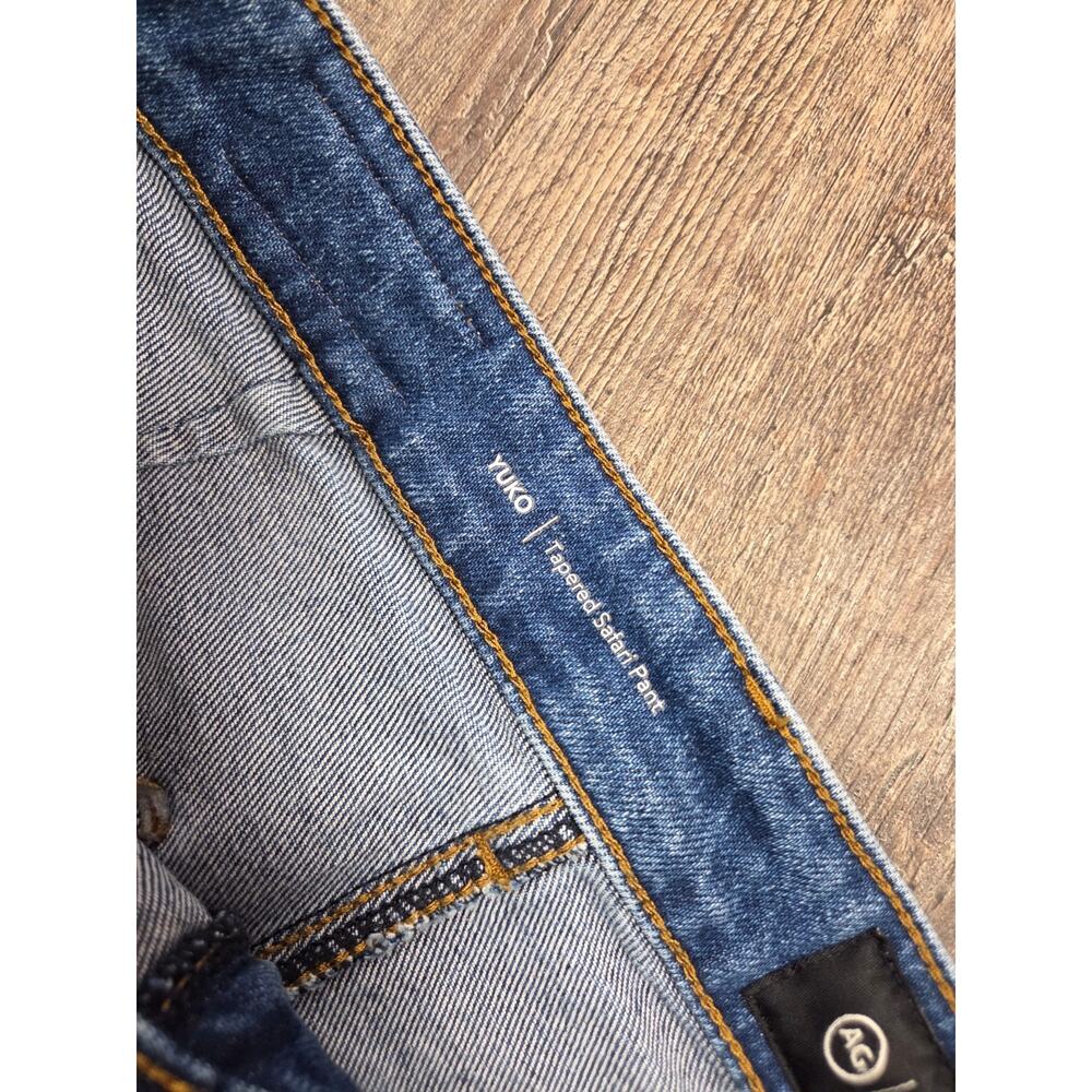 AG Adriano Goldschmied Yuko High Waist Safari Tapered Leg Jeans 23 - Picture 4 of 8